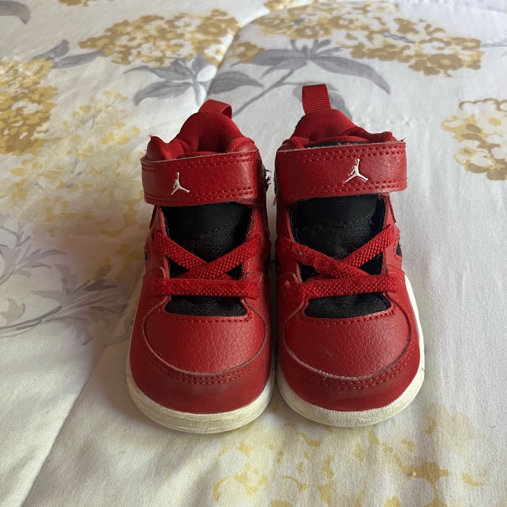 Baby Boy Red Jordan’s